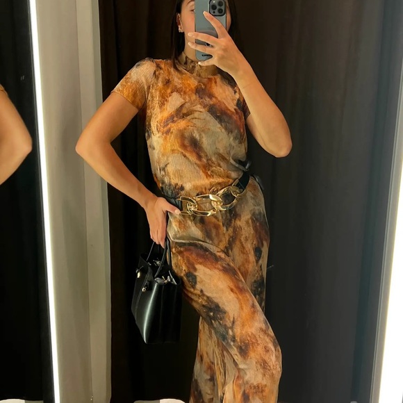 ZARA LINKED BUCKLE BELT - Picture 3 of 8